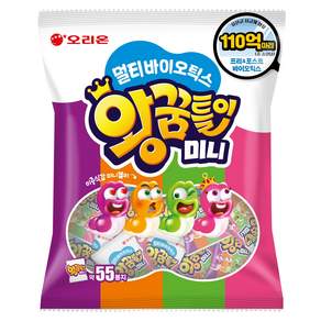 오리온 멀티바이오틱스 왕꿈틀이 미니 55개입
