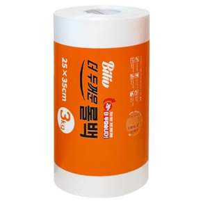 UH홈데코 두꺼운 일회용 업소용 중량 롤팩 3kg