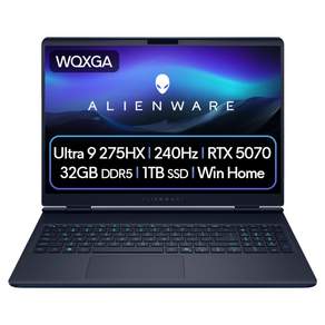 델 2025 에일리언웨어 오로라 16X 코어Ultra9 인텔 14세대 지포스 RTX 5070