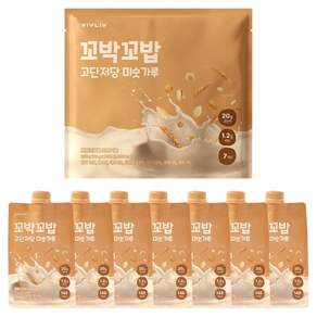 꼬박꼬밥 고단저당 단백질 쉐이크 미숫가루맛 7p