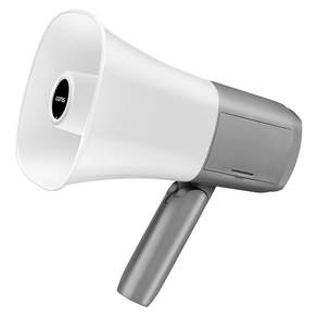 컴스 접이식 무선 확성기 녹음 스피커 기능 USB 핸디 메가폰 15W