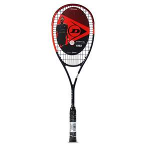 던롭 CX 125 스쿼시 라켓, 1개, 레드 + 블랙
