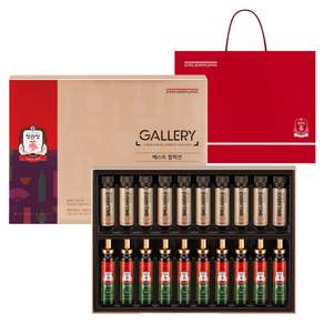 정관장 정품 갤러리 컬렉션에브리타임 샷 20ml x 10p + 활기력 20ml x 10p + 쇼핑백