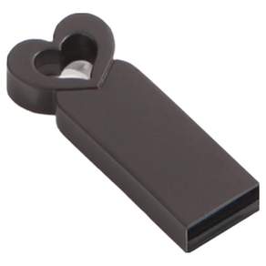 뮤스트 하트 USB 2.0 메모리 블랙