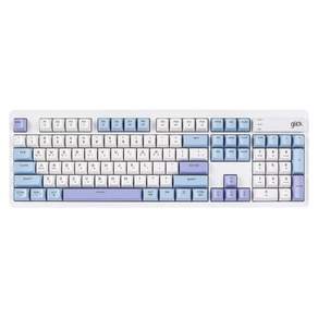 지클릭커 무선 OFFICEPRO 사일런스 M RGB 무소음 방수 블루투스 키보드 104