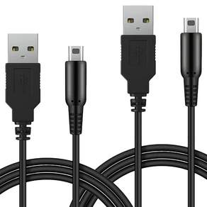 스페이스쉴드 닌텐도 DS 시리즈 USB A타입 충전 케이블 2p 세트 1m