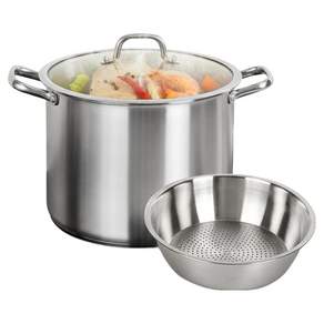 셰프라인 인덕션 IH 스텐 304 대용량 찜곰솥 CLHH-SP3C + 멀티찜기 세트