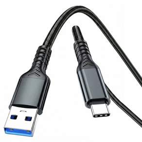 YTEK USB3.2 Gen2 A to C 10Gbps 카플레이 안드로이드오토 호환 고속충전 케이블 60W YT-AC10-05