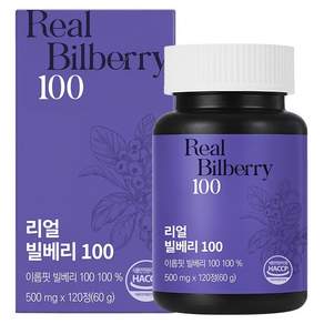 이롭핏 리얼 빌베리 100 60g, 1개, 120정