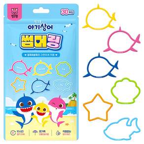 아텍스 유아용 핑크퐁 아기상어 썸머링 30p, 혼합색상, 1개
