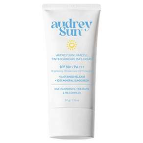 오드리선 루미셀 틴티드 무기자차 썬케어 데이크림 SPF50+ PA+++