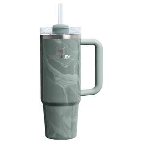 스탠리 퀜처 H2.0 플로우 스테이트 텀블러, 아가테 칼라카타, 1개, 887ml