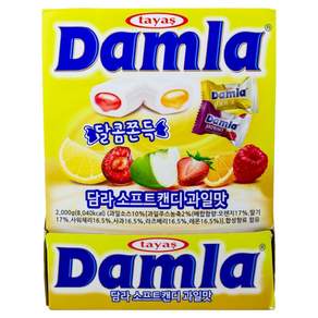담라 소프트캔디 과일맛 옐로우, 2kg, 1개