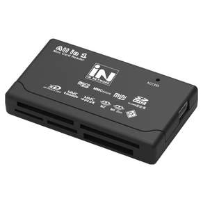 인네트워크 USB2.0 지원 MMC / MS / M2 / XD /CF / TF / SD 호환 6슬롯 멀티 카드리더기