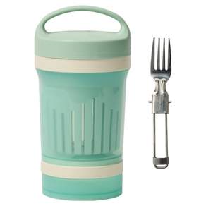 이지앤프리 프레시타워 과일샐러드 도시락통 중 550ml + 소스통 115ml 세트