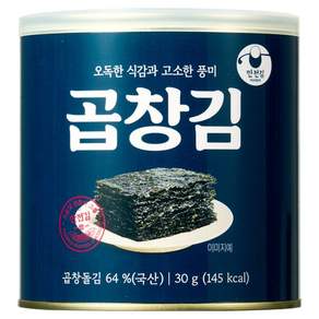만전김 캔 곱창김, 1개