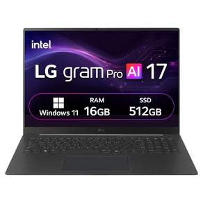 LG전자 2026 그램 프로 AI 17 코어 Ultra5