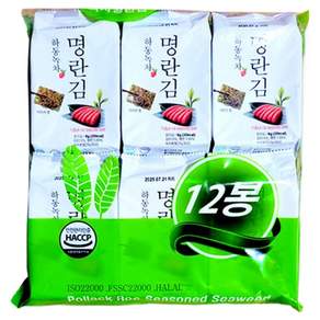 하동녹차 맛있는 밥도둑 명란 맛김 도시락 조미 김