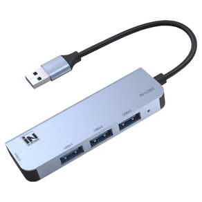 인네트워크 5Gbps 알루미늄 USB 3.0지원 4포트 확장 허브 IN-U304