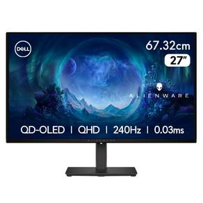 델 QHD 에일리언웨어 QD OLED 240Hz 0.03ms 게이밍 모니터 - 게이밍 모니터