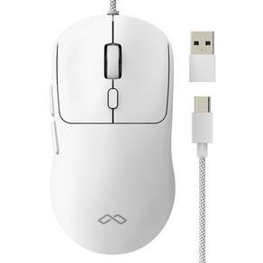 맥스틸 C타입 USB 무소음 유선 게이밍 마우스