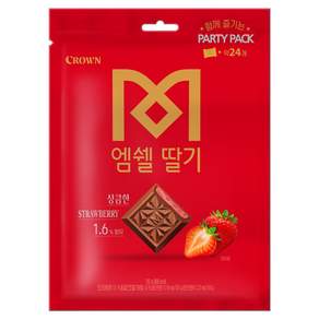 크라운 엠쉘 딸기 초콜릿