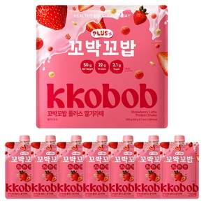 꼬박꼬밥 비브리브 플러스 단백질쉐이크 딸기라떼 7p