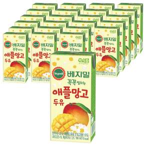 베지밀 꼭꼭 씹히는 애플망고 두유