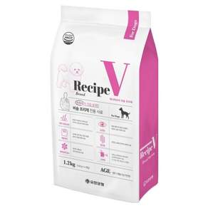 유한양행레시피브이 강아지 처방식 사료, 비숑 프리제, 1.2kg, 1개