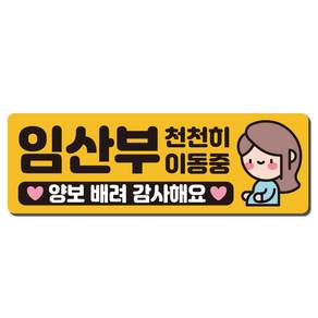루키마켓 차량용 아기가타고있어요 초보운전 자석