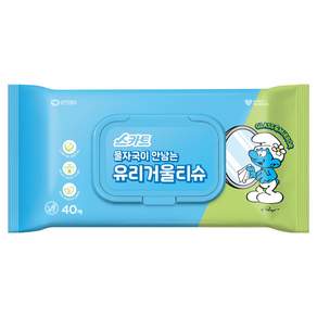 스카트 물자국이 안남는 유리거울 티슈 40p