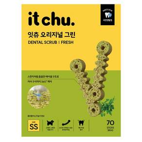 잇츄 강아지 오리지널 그린 SS 덴탈껌 70p