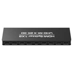 컴스 1x8 HDMI 1.4 4K 30Hz 8포트 분배기