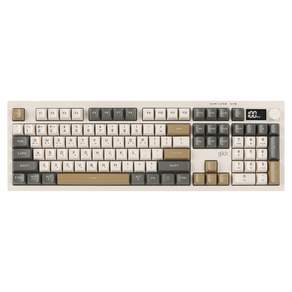 지클릭커 OFFICEPRO 사일런스 M RGB 풀윤활 무소음 방수 무선 블루투스 105 키보드