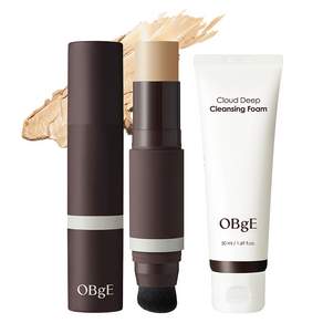 OBge 내추럴 커버 파운데이션 13g + 폼클렌징 50ml 세트