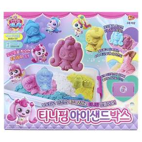 비앤씨 티니핑 아이샌드 박스 촉감 모래놀이 세트