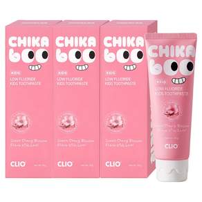 크리오 치카부 비건 저불소 바이옴 키즈치약 2단계 체리블라썸향 90g