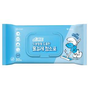 스카트 수분팡팡 도톰한 물걸레 청소포 30p