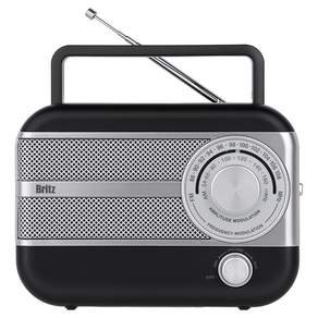 브리츠 레트로 FM AM 휴대용 아날로그 감성 라디오