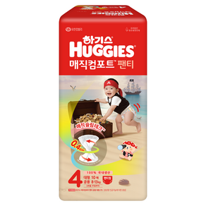 하기스 매직컴포트 팬티형 기저귀 대형 남여공용