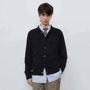 던스트 남녀공용 COLLARED KNIT 가디건 UDSW6C102