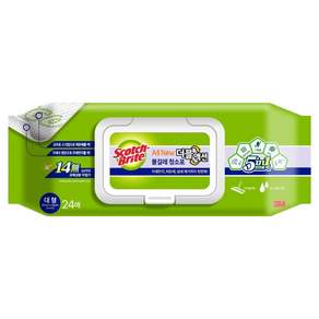 스카치브라이트 올뉴 더블액션 물걸레 청소포 24p