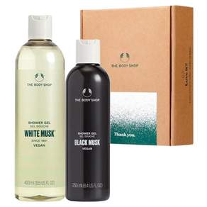 더바디샵 화이트 머스크 샤워젤 400ml + 블랙 머스크 샤워젤 250ml 선물세트