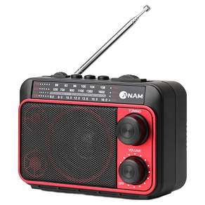 아남 블루투스 모드 USB TF 손전등 지원 휴대용 AM FM 낚시 캠핑 차박 라디오