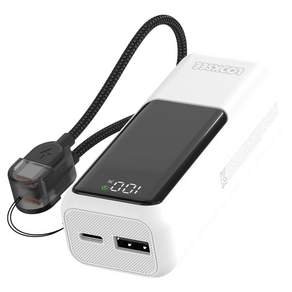 룩씨 PD 22.5W 고속충전 대용량 미니 그립 보조배터리 10000mAh C타입 케이블