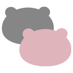 코지테이블 양면 가죽 곰돌이 테이블매트