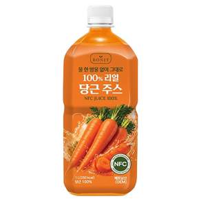 보니티 물한방울없이 그대로 100% 리얼 당근주스