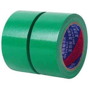 코멧 손으로 찢어지는 컬러 청면테이프 초록 48mm x 15m 2p