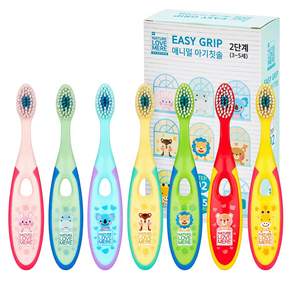 네이쳐러브메레 이지그립 애니멀 아기 칫솔 2단계