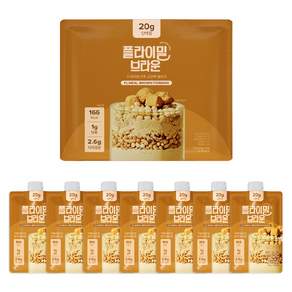 플라이밀 단백질 쉐이크 브라운